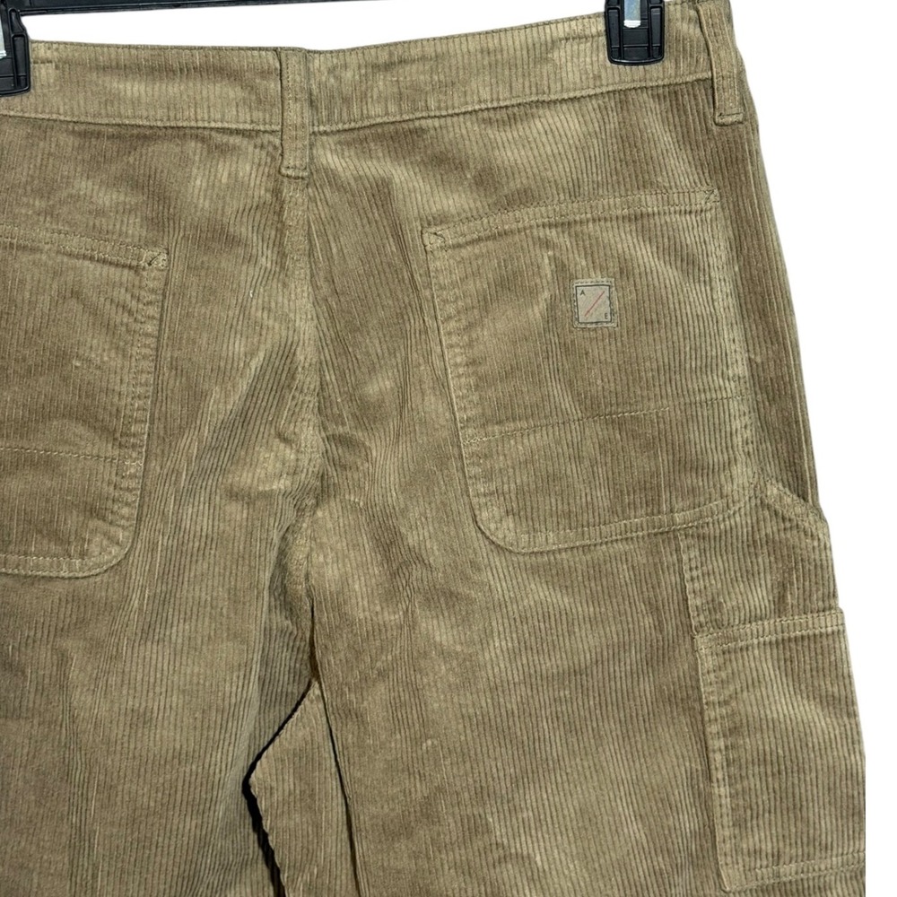 American Eagle Mens Flex Carpenter Pants Size 32X32 Olive Color Corduroy Feel - Picture 5 of 9